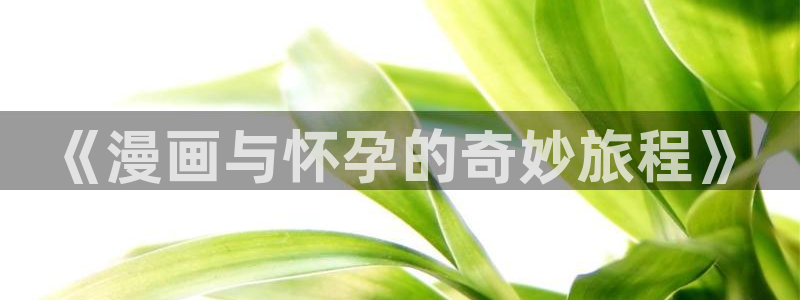 51漫画动漫下载：《漫画与怀孕的奇妙旅程》